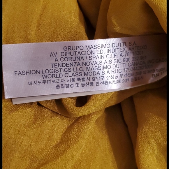 NWT Massimo Dutti yellow top - Picture 7 of 11